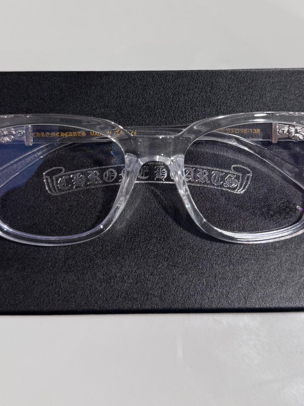 Chrome hearts Clear Eyeglass Frames - Transparent